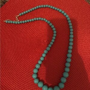 Elegant Turquoise Beaded Necklace